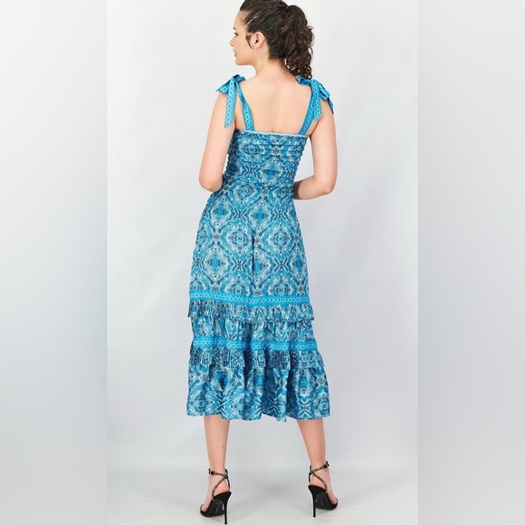 Ramy Brook Sia Printed Midi Dress Medium - Picture 4 of 16